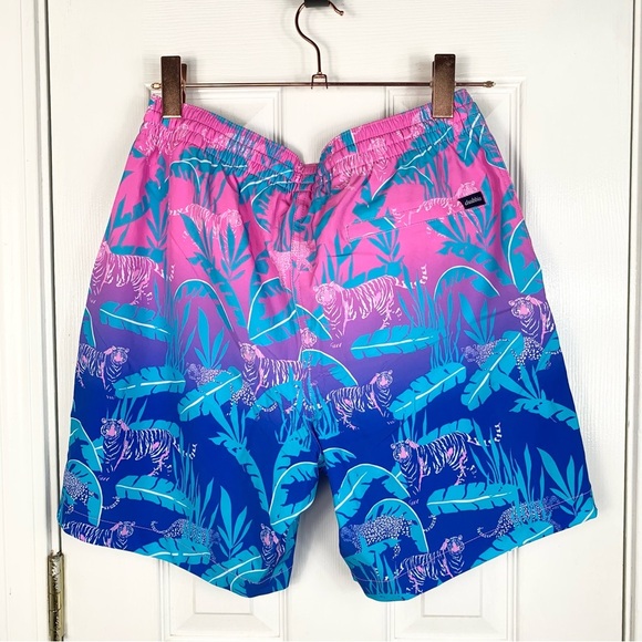 💛Chubbies Men Size Medium The Hydrofoils 7" Swim Trunks Lined - Picture 2 of 5